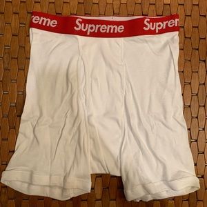 SOLD: Supreme by Hanes boxer briefs